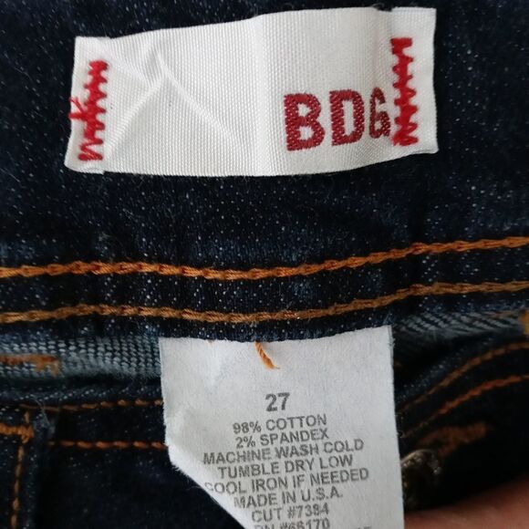 Urban Outfitters BDG dark blue Flare jeans size 27 - Picture 9 of 10